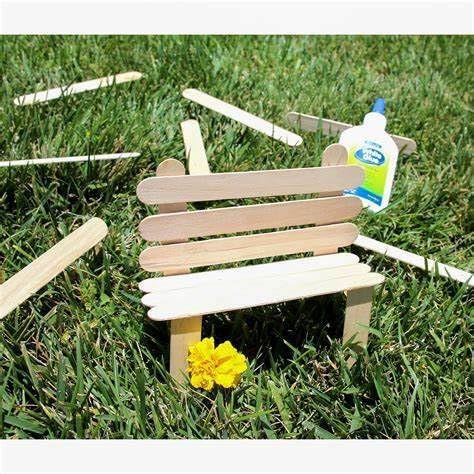 KTOJOY 100Pcs Jumbo Wooden Craft Sticks Popsicle Stick 6  Long x 3/4 Wide Treat Ice Pop for DIY Crafts Home Art Projects  Classroom Supplies - Image 5